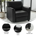 thumbnail image 3 of BizChair Black LeatherSoft Chair with Clean Line Stitched Frame, 3 of 9