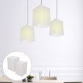 thumbnail image 3 of MIANGASTORE 2Pcs Linen Light Shade Rustic Lampshade Lamp Cover Chandelier Wall Lamp Accessory Lamp Cover, 3 of 7