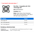 thumbnail image 2 of Flex Plate - Compatible with 1963 - 1964 Dodge 440, 2 of 2