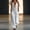 White, variant on Chuancc Women's Casual Loose Overalls Jumpsuits One Piece Sleeveless Wide Leg Long Pant Rompers With Pockets White L