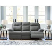 Signature Design by Ashley Yarrow Lane Beige Reclining Sofa with Table