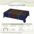 thumbnail image 6 of Rectangle Table Cloth, Macbeth Clan Tartan Plaid Resistant Washable Tablecloth Decorative Table Cover for Dining, Indoor and Outdoor, 6 of 6