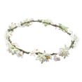 thumbnail image 3 of Diadema de Pelo Sunnimix Guirnalda de Flores para Boda, 3 of 8