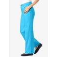 thumbnail image 3 of Woman Within Plus Size Stretch Denim Wide-Leg Five-Pocket Jeans, 3 of 6