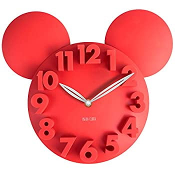 MEIDI CLOCK Modern Design Mickey Mouse Big Digit 3D Wall Clock Home Decor Decoration -