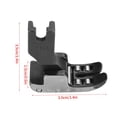 thumbnail image 3 of Prensatelas Con Rodillo, Accesorio para mácina de Coser Industrial de Acero Negro, 12 Rodamientos, Nuevo, Costura Curva Eficienthe, Adecuado para Tela Grues Conta Alta, 3 of 7