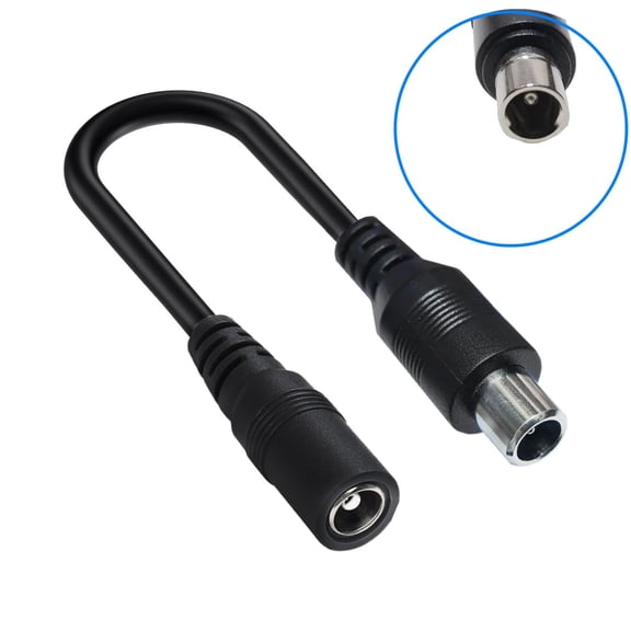 Portable Female DC5521 to 3Pin Female 3Pin Male Connector Cable Power Cord for Video Equipment and eBikes