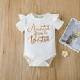 thumbnail image 5 of URMAGIC Newborn Baby Girl Clothes Letter Romper Short Sets Floral Summer Outfits 0-12 Months, 5 of 10