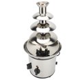 thumbnail image 1 of Chocolate Fountain Machine, 4 Tier Stainless Steel Chocolate Fountain Rust Resistant  for Restaurants, 1 of 7