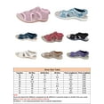 thumbnail image 2 of Kesitin Ladies Open Toe Sandals Hook & Loop Flat Casual Comfy Summer Shoes, 2 of 2