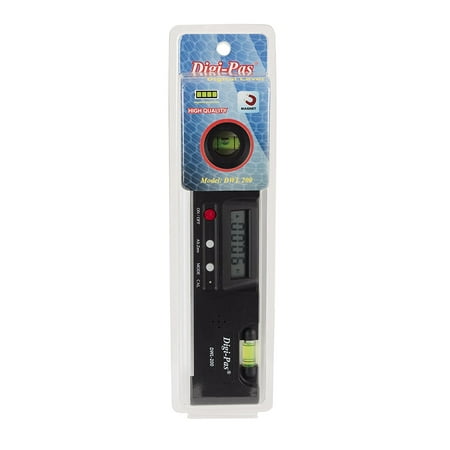 UPC: 8887726110037 | Digi-Pas DWL200 Electronic Torpedo Level  Protractor  Angle Gauge  Angle Finder  Bevel Gauge  Magnet  0.1°  7 inch