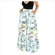 thumbnail image 2 of Meichang Women's High Waisted Palazzo Pants, Loose Fit Wide Leg Cropped Trousers with Pockets, Light Blue, Size M, 2 of 6