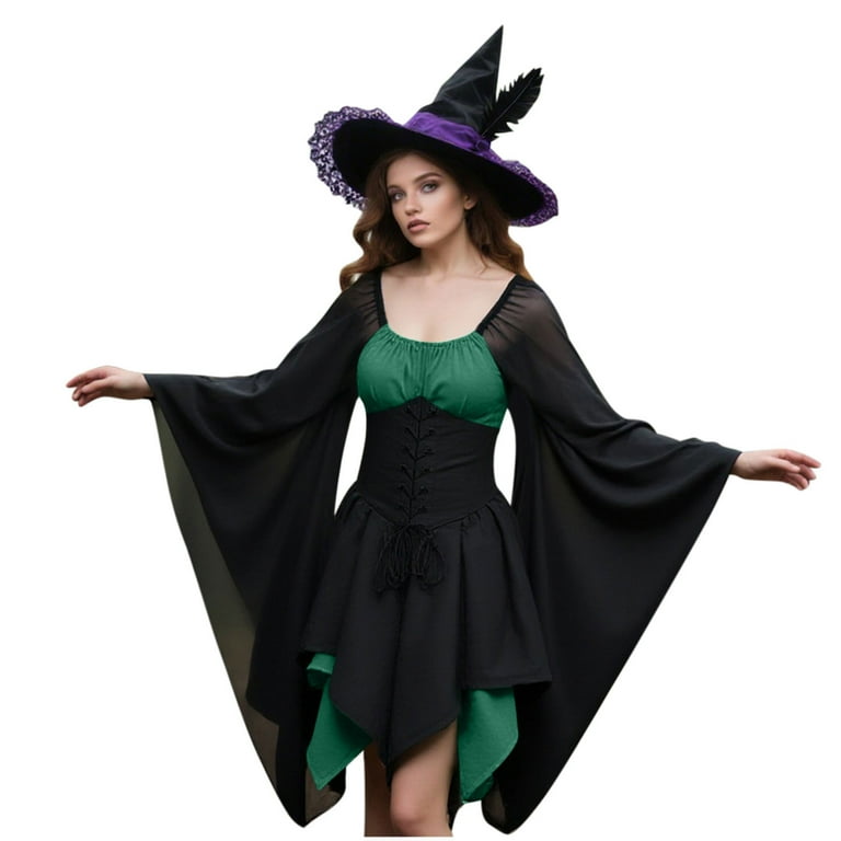 Women's Plus Size Renaissance Dress Halloween Crisscross Lace-up Corset Mesh  Multi-layered Retro Party Mini Dress (5XL, Green) - Walmart.com