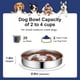thumbnail image 2 of Comedero lento para perros de acero inoxidable, 2 tazas de comedero para perros antideslizante de metal, adecuado para perros pequeños y medianos como un recipiente de agua para perros para reduc, 2 of 5