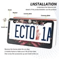 thumbnail image 3 of Aluminum License Plate Frame 2 Pack Car Exterior Accessory Car Tag Holder for Front Rear Plates Cars Decor Beautiful and Detailed Deer, 3 of 7