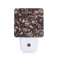thumbnail image 1 of Fotbe Coffee Bean Luz Nocturna LED, Luz de Noche con Sensor de Luz Natural de Anochecer a Amanecer, Se Enchufa a la Pared, Blanco Cálido 0.5W-UK, 1 of 7