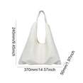 thumbnail image 2 of Bolso de diseñador Bolso de cuero de PU para axila Bolso con asa superior de gran capacidad para mujer, 2 of 2
