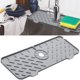 thumbnail image 1 of Protector para grifo contra salpicaduras de fregadero de cocina, tapete receptor de goteo con mango de grifo de silicona, tapete para grifo para fregadero de cocina # d854920 gris, 1 of 5