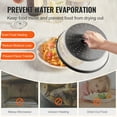 thumbnail image 3 of VEVOR 2PCS Microwave Splatter Covers, 10.4" Collapsible Microwave Lid for Food, 300°F Heat-Resistant PP Splatter Guard for Plate Dish, Multi-Use Kitchen Colander Gadget for Washing Fruits Vegetables, 3 of 9