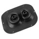 thumbnail image 5 of 4 Wheel Drive Gear Shift Lever Knob Inner Dust Boot Cover for Mitsubishi Pajero Montero Shogun MK2 V, 5 of 5