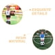 thumbnail image 2 of KAKOWELY 8 figuras de jugadores de futbolín, figuras de repuesto para futbolín, figuras de futbolín, figuras de jugadores de fútbol de mesa, piezas de repuesto para futbolín, 2 of 4