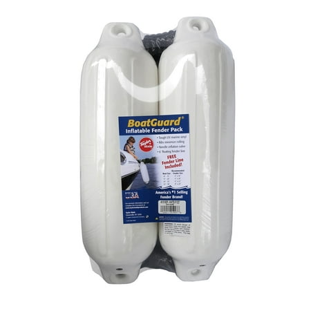 UPC: 0040011919076 | Taylor Made BoatGuard Fenders with Fender Line – 2 Pack