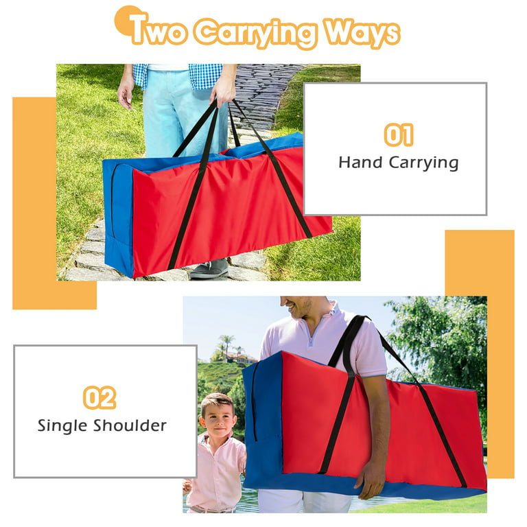 Costway Giant 4 in A Row Connect Game Carry & Storage Bag for Life Size  Jumbo