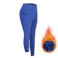 thumbnail image 6 of Babcutegg Womens Yoga Pants High Waist Soild Color Lightweight Gym Pants Quick Dry Sport Clothes for Women Blue Size L, 6 of 10