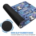 thumbnail image 6 of Long Mouse Pads for Desk,Blue Soccer Themed Pattern Desk Mats on Top Of Desks, Desk Mouse Pad Extra Large with 3mm Non-Slip Base and Stitched Edge for Gaming,Office,Work,Home 31.5"x11.8", 6 of 6