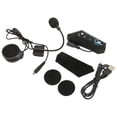 thumbnail image 3 of Auriculares para casco de motocicleta, auriculares Bluetooth para casco, auriculares multifuncionales para casco, intercomunicador impulsado por el rendimiento, 3 of 8