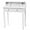 White, variant on Costway Writing Desk Makeup Vanity Table Home Office Computer Desk 4 Drawer Black