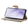 thumbnail image 4 of Funda cartera GANGXUN para Xiaomi Poco F7 Ultra , cuero PU con tarjetero, cremallera, correa de mano, soporte y protección 920°, 4 of 6