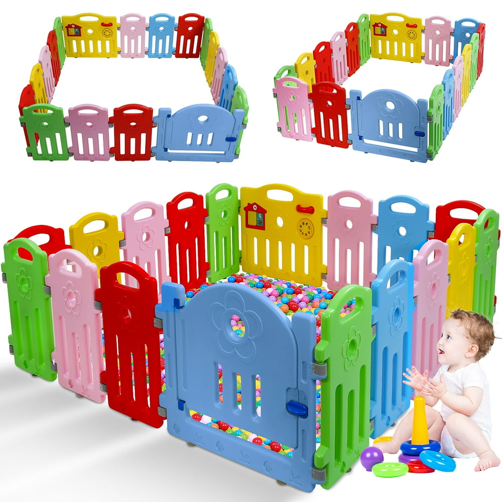 Baby Playpen for Babies Baby Play Playards 18 Panels Infants Toddler