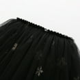 thumbnail image 6 of Huowey Kids Girls Dance Tutu Skirts High Waist Pom Pom Ruffles Tulle Party Ballet Skirt Tiered Layered Tulle Dancewear,Black,8-9 Years, 6 of 6