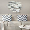 thumbnail image 2 of Coastal Grey School of Fish Metal Wall Decor, 2 of 2
