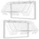 thumbnail image 3 of 2pcs encabezado adhesivo cubiertas impermeables de la salida de baño protector de pared, 3 of 4