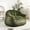 Green + Foam + faux fur, variant on Bean Bag Chair, Bean Bag Sofa Chair with Armrests Stuffed High-Density Foam, Lazy Sofa Comfy Chairs BeanBag Chair for Adults in Living Room,Bedroom Reading