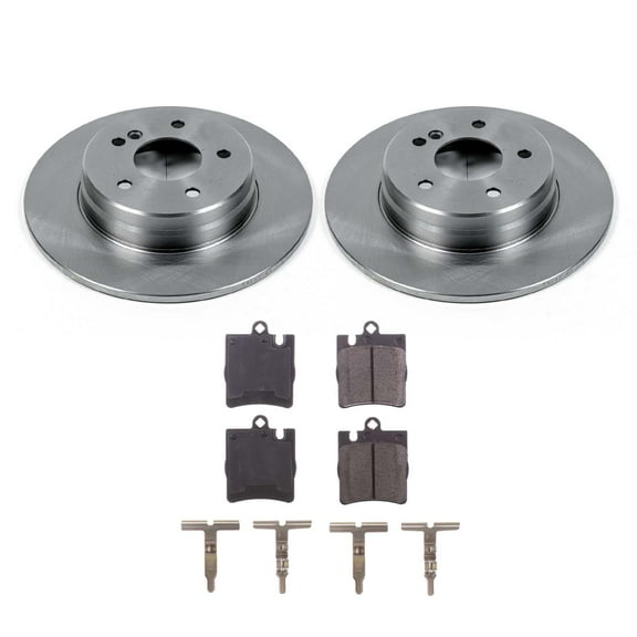Ultimate Brakes Rear Ceramic Brake Pad and Rotor Kit with Hardware WM80820