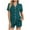Green, variant on Pajamas For Women Set Pajamas Set Short Sleeve Button Down Shorts Soft Home Wear Sets Sleepwear Loungewear Nightwear Nightclothes Homewear