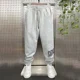 thumbnail image 3 of Pantalones de chándal para hombre, pantalones cargo para hombre, otoño, marrón, con estilo, moda de diseñador más barata, estilo coreano informal, sueltos, Y2k, 3 of 4