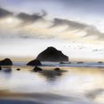 thumbnail image 2 of Danita Delimont 26x26 Gallery Wrapped Canvas Wall Art Titled - Twilight on the Coastline, 2 of 4
