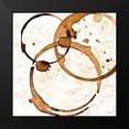 thumbnail image 2 of Allen, Kimberly 12x12 Black Modern Framed Museum Art Print Titled - Copper Circles 2, 2 of 5