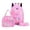Pink, variant on Lightweight Gradient School Backpack For Students 3 Piece Elementary To Middle School Daypack With Pretty Day Tripper Design Back To School Backpack