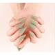 thumbnail image 1 of 24 uñas postizas mate color puro medio largo Stiletto almendra prensa en uñas puntas postizas manicura de dedos artificiales para mujeres y niñas (negro) Adepaton JQWJ509-5, 1 of 2