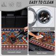 thumbnail image 4 of SEANATIVE Car Trunk Mat Decorative Printed Cargo Mat All Weather Non Slip Trunk Liner Universal Fit Auto Interior Accessories for Most Cars SUVs Trucks, Aztec Highland Cow Sunflower Pattern, 4 of 4