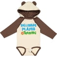 thumbnail image 3 of Inktastic Billiards player in training Boys or Girls Long Sleeve Baby Bodysuit, 3 of 5