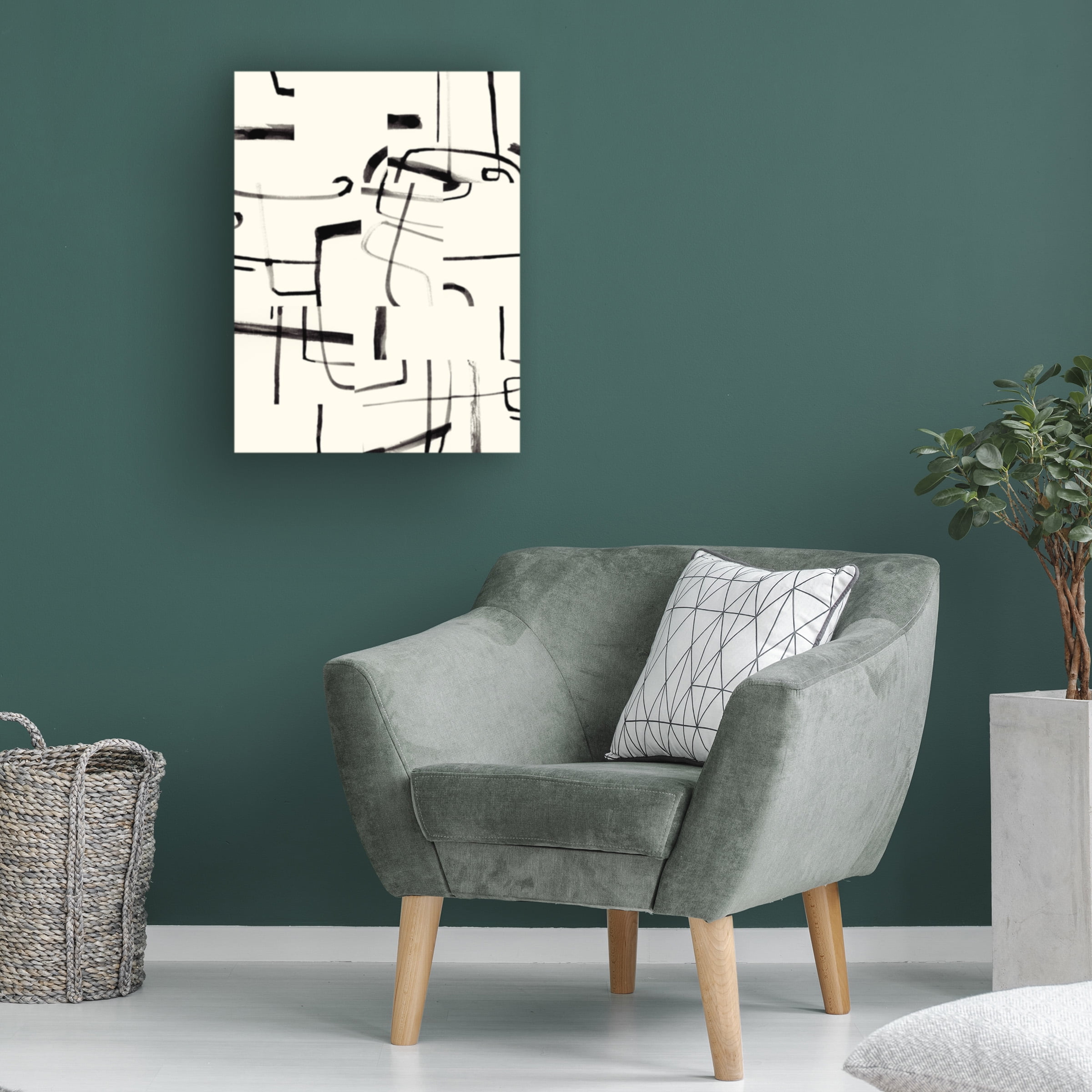 Victoria Barnes 'Interface II' Canvas Art