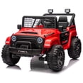 thumbnail image 1 of VOLTZ TOYS 2026 Nouveau Jeep Outreach Camion pour Enfants 24 V à 2 Places - Batterie Électrique, Moteurs Doubles, Télécommande 2,4 g et Lumières DEL Halo - Rouge, 1 of 6