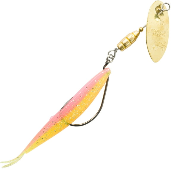 Panther Martin PMWRG_15WR_EC Weed Runner Saltwater/Freshwater Spinner Fishing Lure - Gold Electric Chicken - 15WR (5/8 oz)