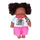 thumbnail image 2 of Muñecas negras para niñas muñeca negra realista de 25 cm muñeca para niños juguete para regalos de Navidad para niños para regalos de cumpleaños ANGGREK Otros, 2 of 8